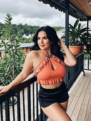 Playful Summer Fashion on the Terrace