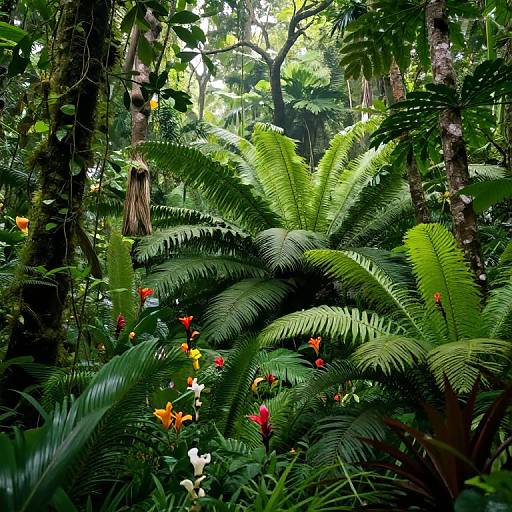 Lush Tropical Rainforest Landscape