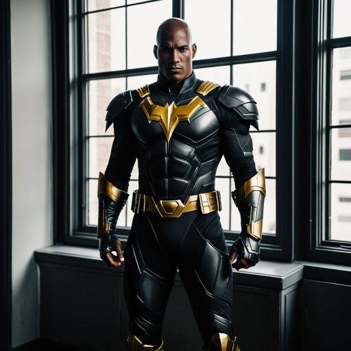 Black Adam in Final Costume Pose