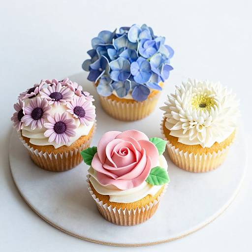 Cupcake Flower Bouquet Cake Tutorial