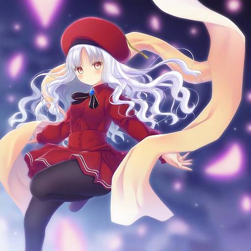 Illustration of Caren hortensia (amor caren), fate (series) in the style of Kago no tori