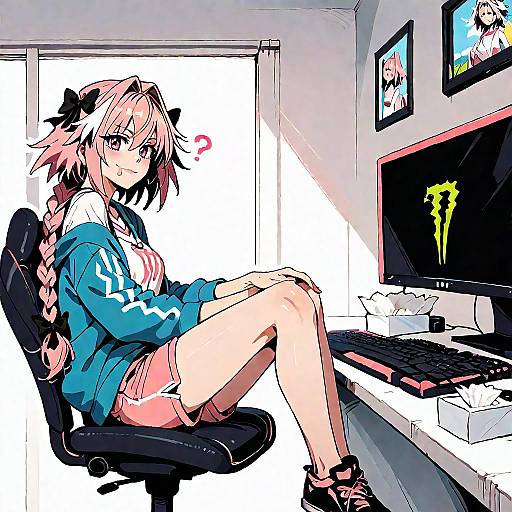 Otaku Girl Gaming Room Vibes