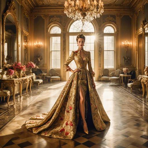 Elegant Vogue Portrait Inspired by McQueen