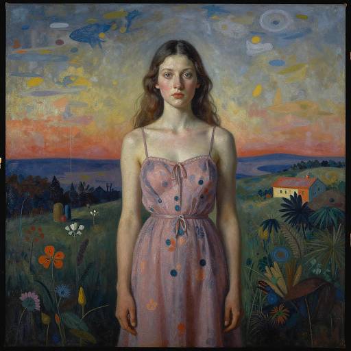 Surreal Mera Portrait in Vibrant Colors