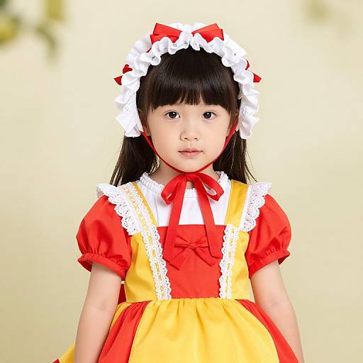 Young Girl in Traditional Dress