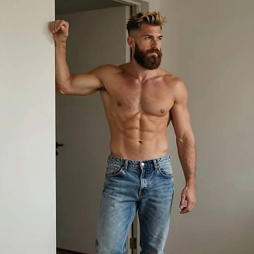 Ultra-Detailed Fitness Portrait of Man