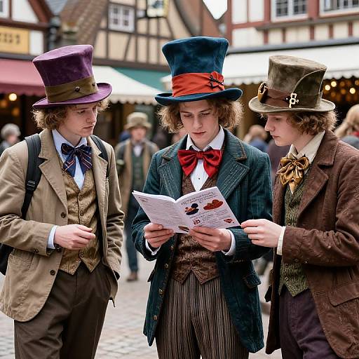 Young People at Pleystein Market