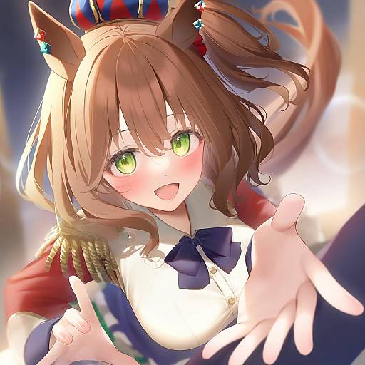 Illustration of Aston machan (umamusume), umamusume in the style of Navy (navy.blue)