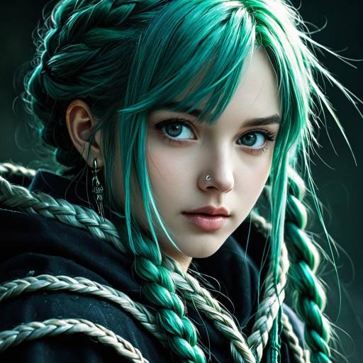 Stunning Anime Portrait of a Wanderer