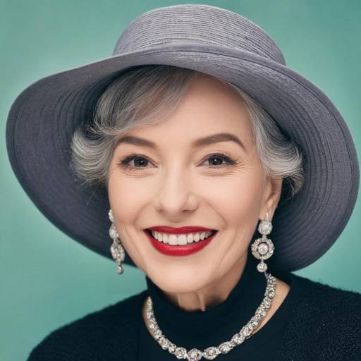 Elderly Woman with Charming Smile