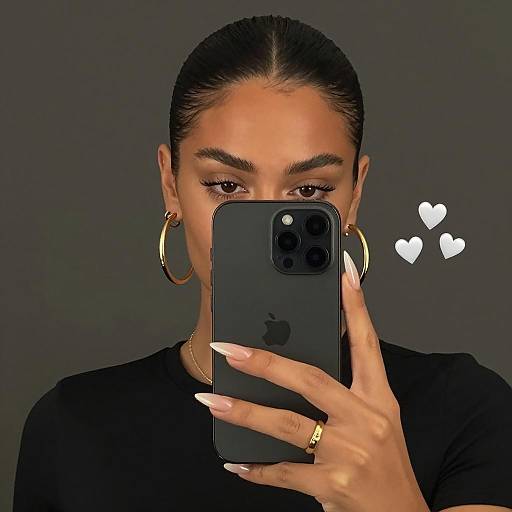 Selfie of a Fashionable Woman