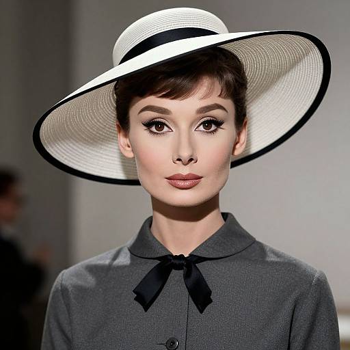 Vintage Givenchy Style Woman Rendering