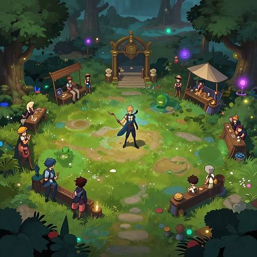 Magical Fantasy Fight Club Meadow