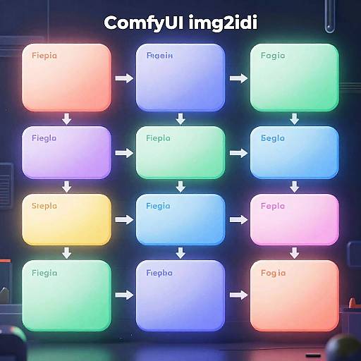 ComfyUI Img2Img Workflow Visualization
