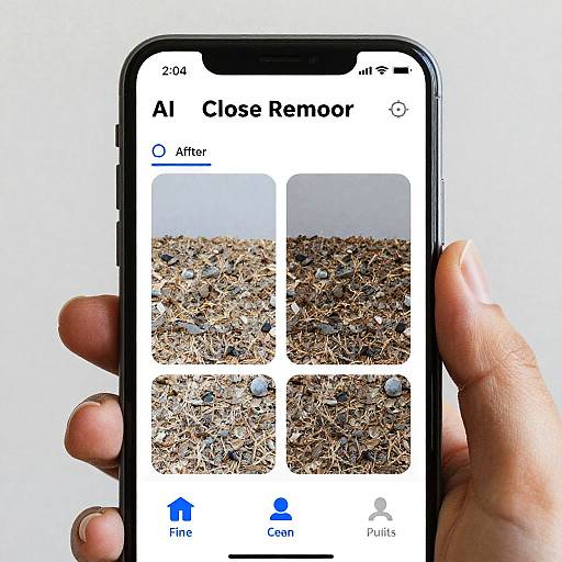 AI Close Object Remover on Smartphone