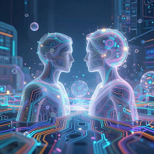 Dreamlike AI and Human Fusion Art