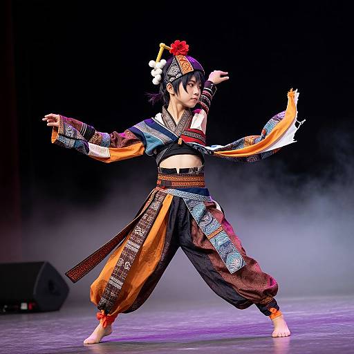 Energetic Mashu Dancer Cosplay Scene