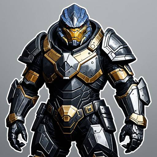 Heavily Armored Krogan Warlord Sticker