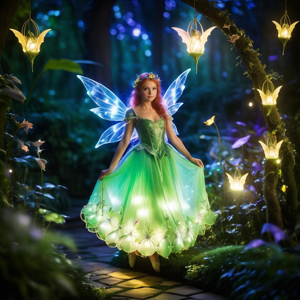 Enchanting Fairy in Magical Garden