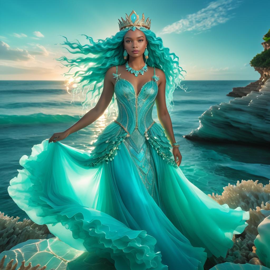 Enchanting Siren of the Sea Portrait