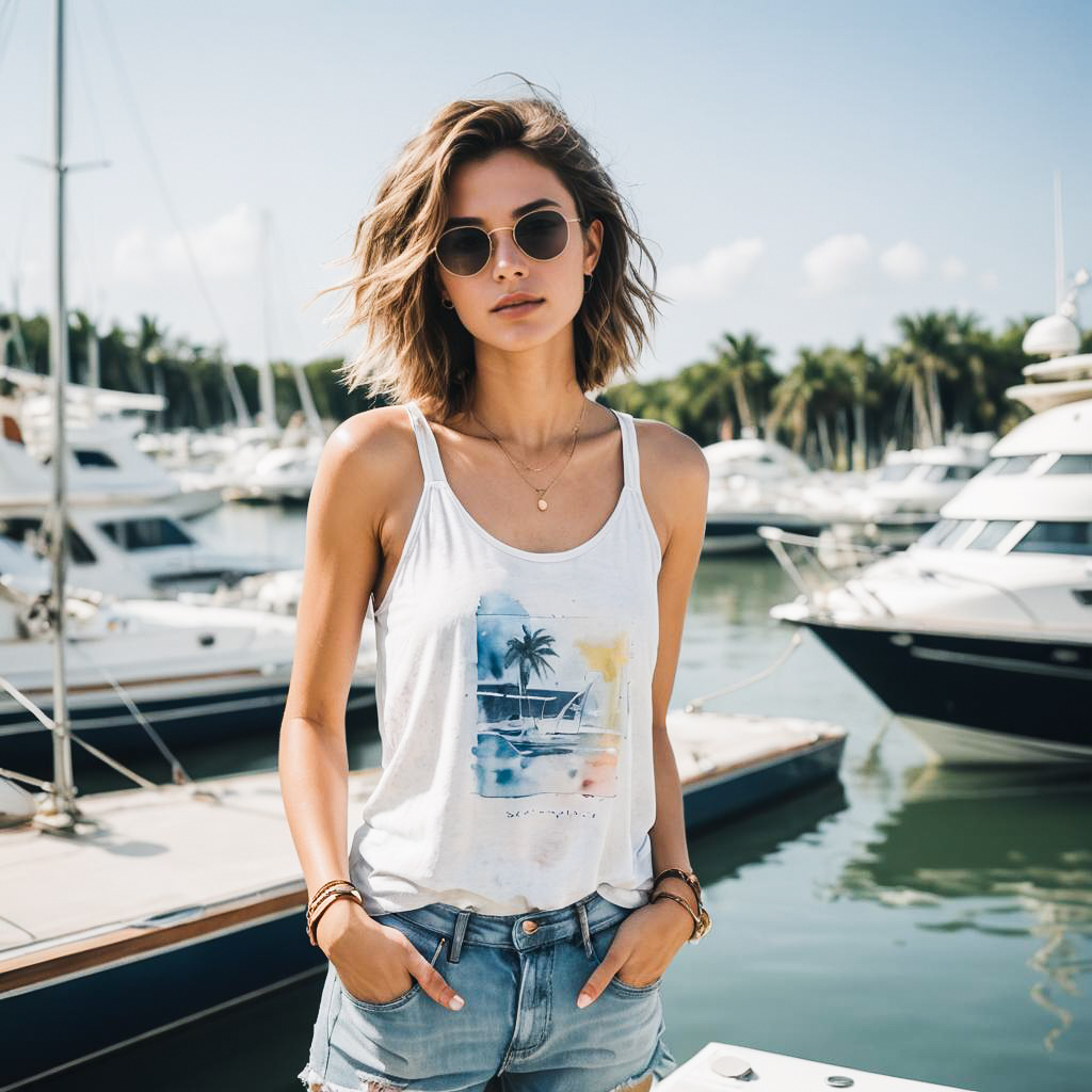 Curious Young Yacht Enthusiast Photo-shoot