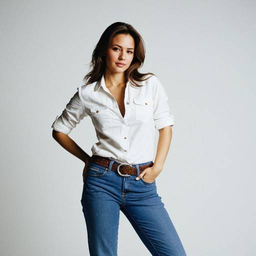 Realistic Solo Dance Girl in Denim