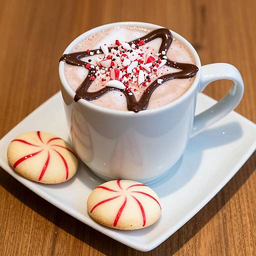 Spiked Peppermint Patty Hot Chocolate