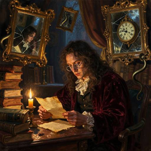 Disgraced Scholar in Forgotten Library