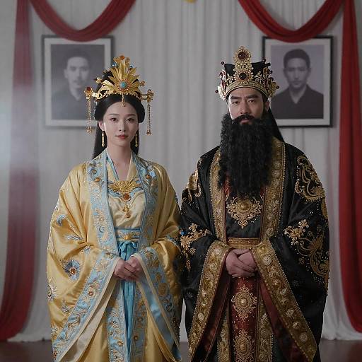 Traditional Costume Portrait in Soft Light