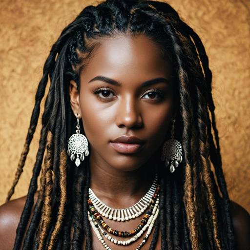 Elegant Boho Style with Faux Locs