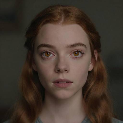 Anya Taylor-Joy Surreal Whimsical Dark Portrait