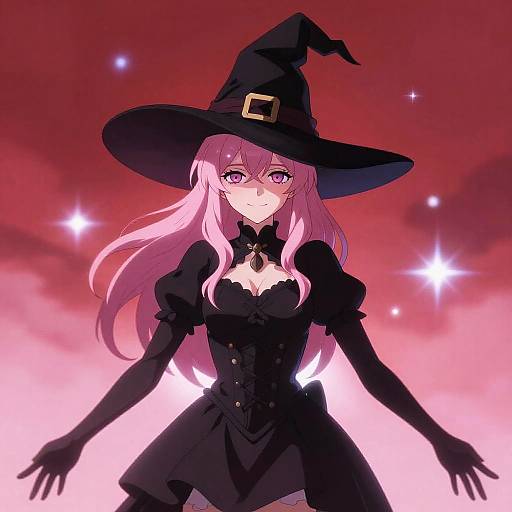 Witchy Woman in Magical Hologram