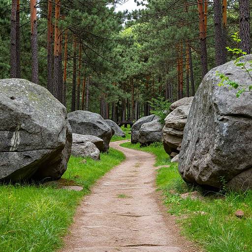 Serene Pine Forest Pathway
