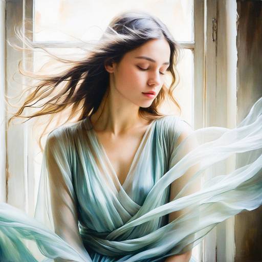 Ethereal Beauty: A Fragile Girl's Portrait
