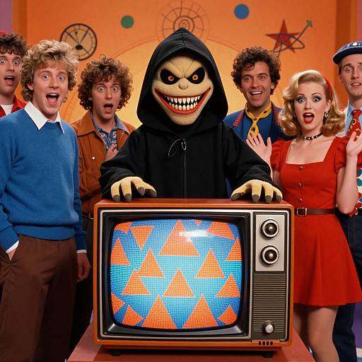 80s UK Gameshow with Sinister Puppet