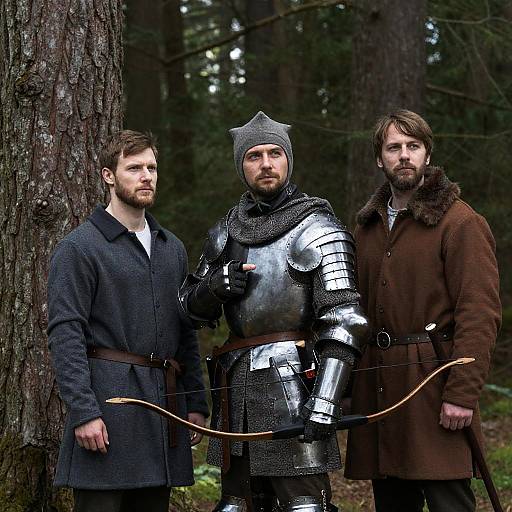 Medieval Hunters in Enchanted Forest