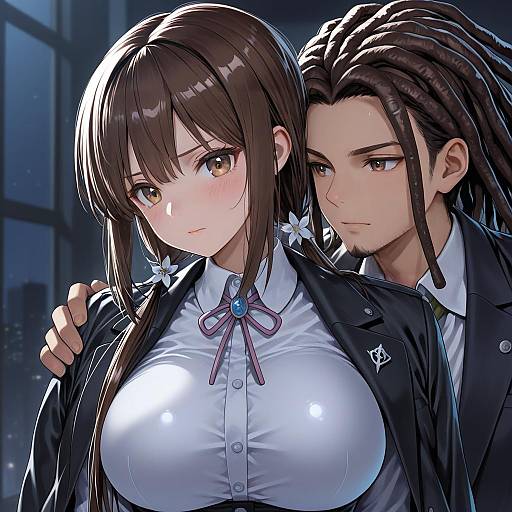 Illustration of Hagakure yasuhiro, danganronpa (series) in the style of Nagase haruhito