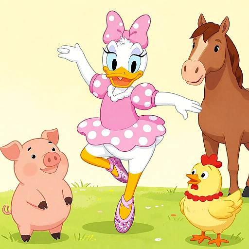 Daisy Duck's Polka-Dot Ballet Performance