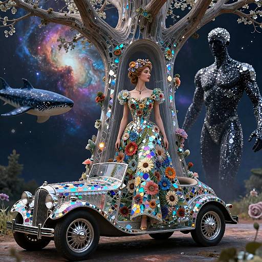 Futuristic Utopia: A Mystical Adventure