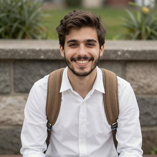 Casual Portrait of a Young Man