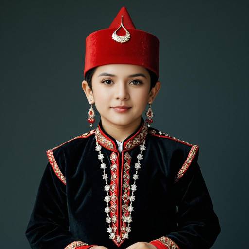 Turkish National Costume Portrait of a Boy