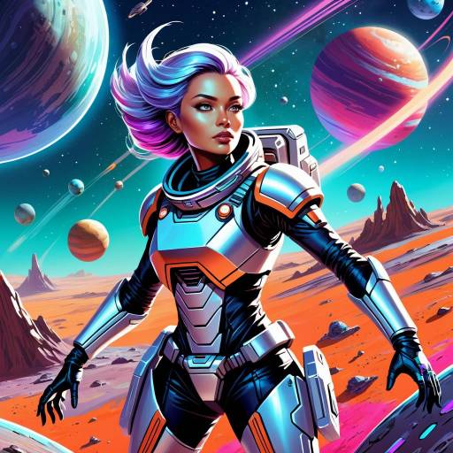 Dynamic Space Explorer on Distant Planet Dynamic Space Explorer on Distant Planet