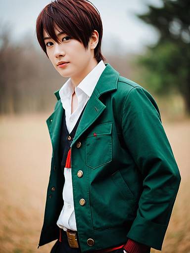 Lifestyle costume photo of Harada mutei. Cosplay clothes