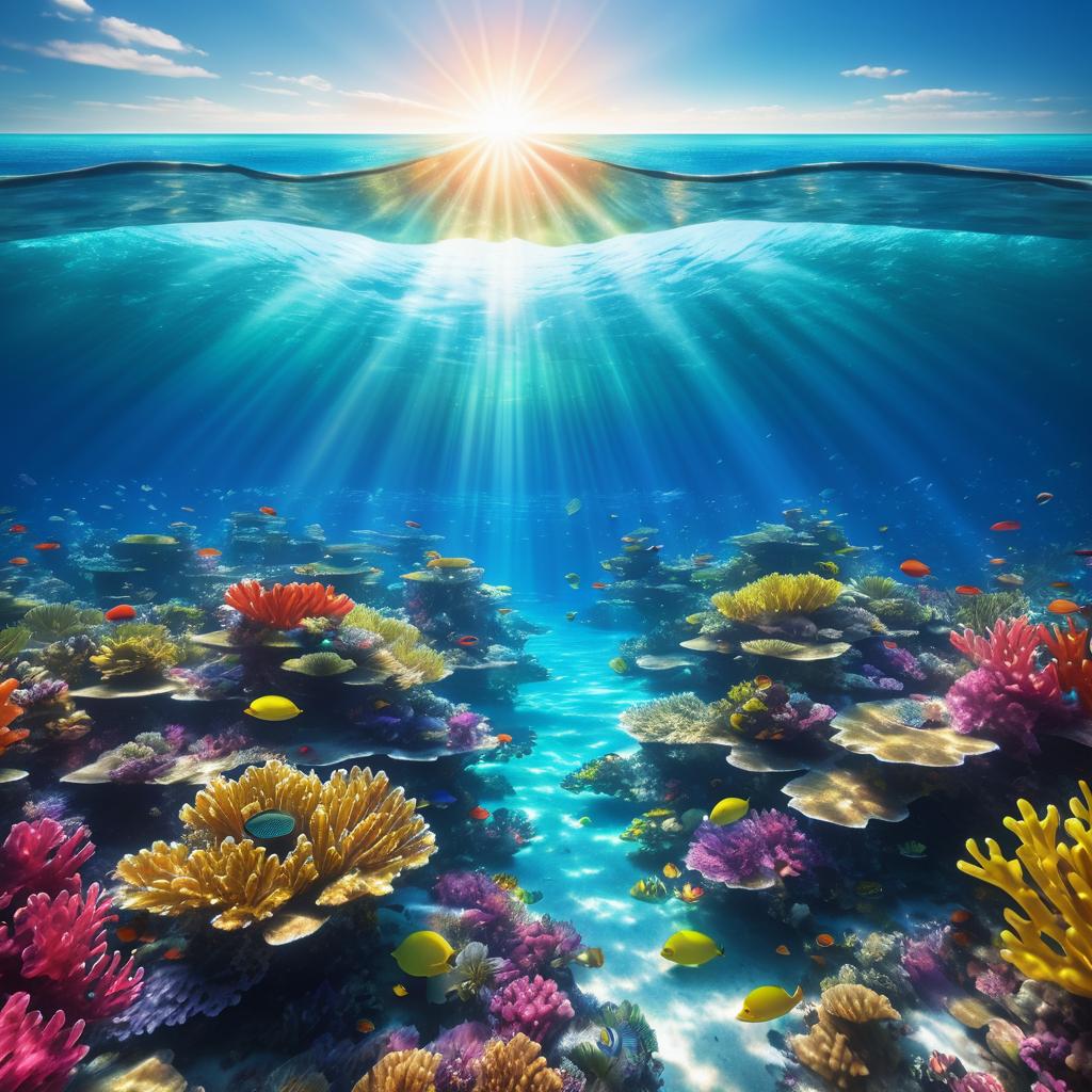 Breathtaking Coral Reef Underwater Scene