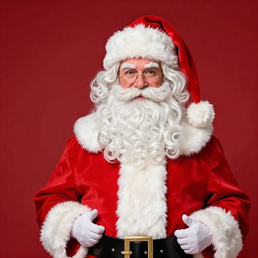 Classic Male Santa Claus Portrait