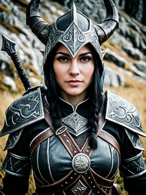 Female Skyrim Cosplay Warrior