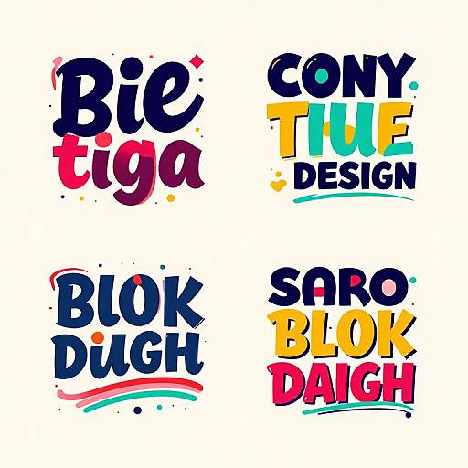 Intricate Typography Word Art Templates