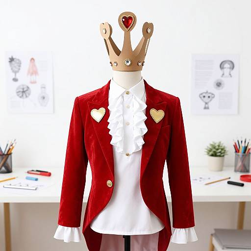 Elegant King of Hearts Costume DIY