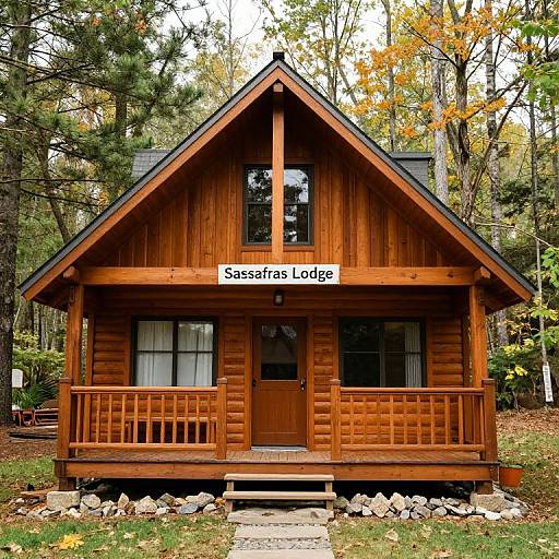 Gatlinburg Cabin Sassafras Lodge Photo