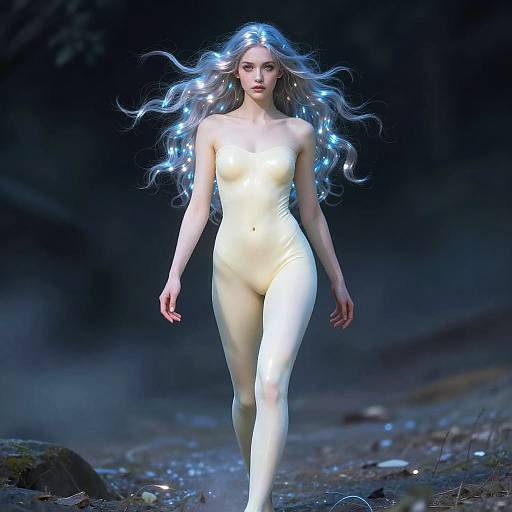 Mystical Maiden with Ethereal Grace